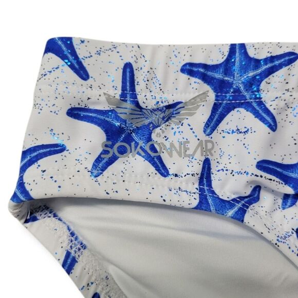 NWOT New Sokowear Swim Briefs Size Small W25"in Waist Mens Swim Bottoms Swimwear - Picture 4 of 6